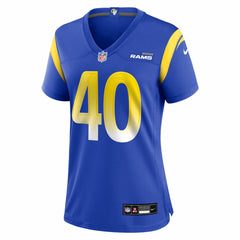 NFL Jesse Luketa Los Angeles Rams Women's Team Game Jersey - Royal