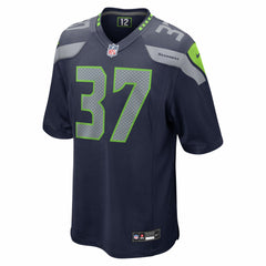 NFL Maxen Hook Seattle Seahawks Team Game Jersey - College Navy