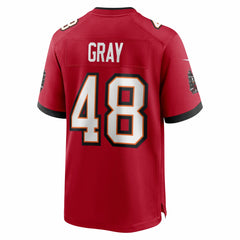 NFL JT Gray Tampa Bay Buccaneers Team Game Jersey - Red