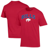 Buffalo Bills Champion Arch Over Logo T-Shirt Red