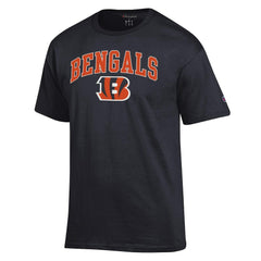 Cincinnati Bengals Champion Arch Over Logo T-Shirt Black