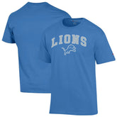 Detroit Lions Champion Arch Over Logo T-Shirt Blue