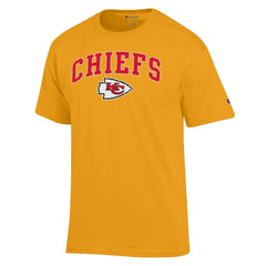 Kansas City Chiefs Champion Arch Over Logo T-Shirt Gold