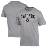 Las Vegas Raiders Champion Arch Over Logo T-Shirt Gray