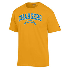 Los Angeles Chargers Champion Arch Over Logo T-Shirt Gold