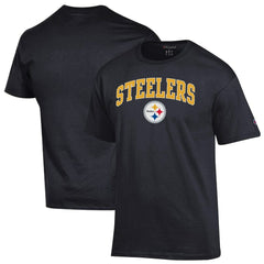 Pittsburgh Steelers Champion Arch Over Logo T-Shirt Black