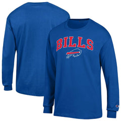 Buffalo Bills Champion Arch Over Logo Long Sleeve T-Shirt Royal
