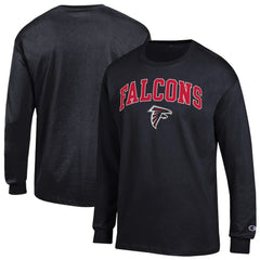 Atlanta Falcons Champion Arch Over Logo Long Sleeve T-Shirt Black
