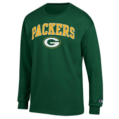Green Bay Packers Champion Arch Over Logo Long Sleeve T-Shirt Green