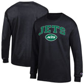 New York Jets Champion Arch Over Logo Long Sleeve T-Shirt Black