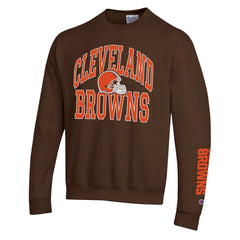 Cleveland Browns Champion Powerblend Fleece Sweatshirt Brown