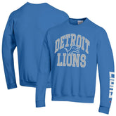 Detroit Lions Champion Powerblend Fleece Sweatshirt Blue