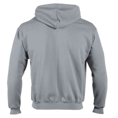 Denver Broncos Champion Powerblend Fleece Full-Zip Hoodie Heather Gray