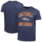 Denver Broncos Champion Ultimate Tri-Blend T-Shirt Navy