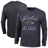 Baltimore Ravens Champion Ultimate Tri-Blend Long Sleeve T-Shirt Black