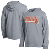 Cleveland Browns Champion All Star Hoodie T-Shirt Heather Gray