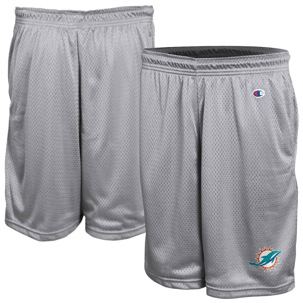 Miami Dolphins Champion Classic Mesh Shorts Gray