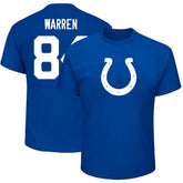 Tyler Warren Indianapolis Colts Big & Tall Player Name & Number T-Shirt Royal