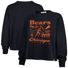 Chicago Bears '47 Women's Team Collage Sydney Long Sleeve T-Shirt Navy