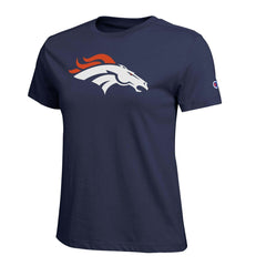 Denver Broncos Champion Women's Logo T-Shirt Navy