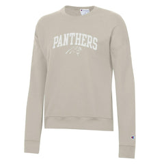 Carolina Panthers Champion Women's Powerblend Cocoa Butter Fleece Sweatshirt Light Brown