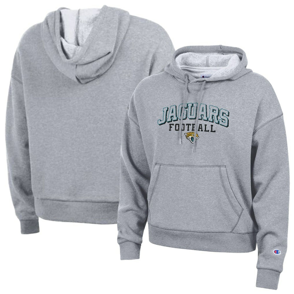 Jacksonville Jaguars Champion Women's Triumph Tri-Blend Hoodie Gray