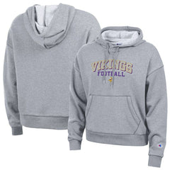 Minnesota Vikings Champion Women's Triumph Tri-Blend Hoodie Gray