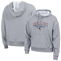 Chicago Bears Champion Women's Triumph Tri-Blend Hoodie Gray