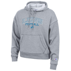 Detroit Lions Champion Women's Triumph Tri-Blend Hoodie Gray