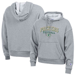Green Bay Packers Champion Women's Triumph Tri-Blend Hoodie Gray