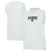Las Vegas Raiders Champion Women's Muscle Tank Top White