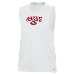 San Francisco 49ers Champion Women's Muscle Tank Top White