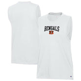 Cincinnati Bengals Champion Women's Muscle Tank Top White