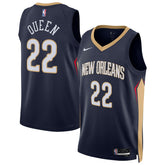NBA Derik Queen New Orleans Pelicans Unisex Swingman Jersey - Icon Edition - Navy