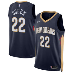 NBA Derik Queen New Orleans Pelicans Unisex Swingman Jersey - Icon Edition - Navy