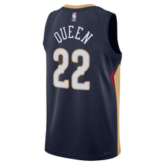 NBA Derik Queen New Orleans Pelicans Unisex Swingman Jersey - Icon Edition - Navy