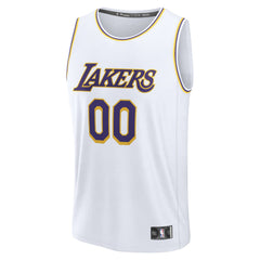 NBA Los Angeles Lakers Fast Break Custom Replica Jersey - Association Edition - White