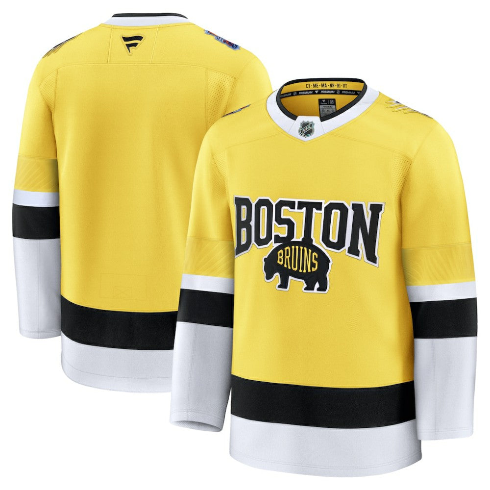 NHL Boston Bruins Fanatics 2026 NHL Stadium Series Premium Jersey - Gold