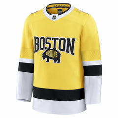 NHL Boston Bruins Fanatics 2026 NHL Stadium Series Premium Custom Jersey - Gold