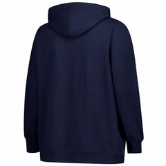Denver Broncos Women's Plus Size Heart & Soul Notch Neck Hoodie Navy
