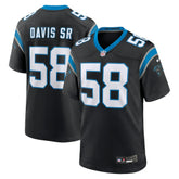 Thomas Davis Sr. Carolina Panthers Team Retired Game Jersey Black
