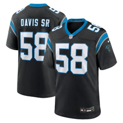 NFL Thomas Davis Sr. Carolina Panthers Team Retired Game Jersey - Black