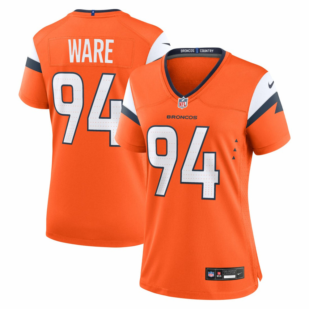 NFL DeMarcus Ware Denver Broncos Women's Team Retired Game Jersey - Orange