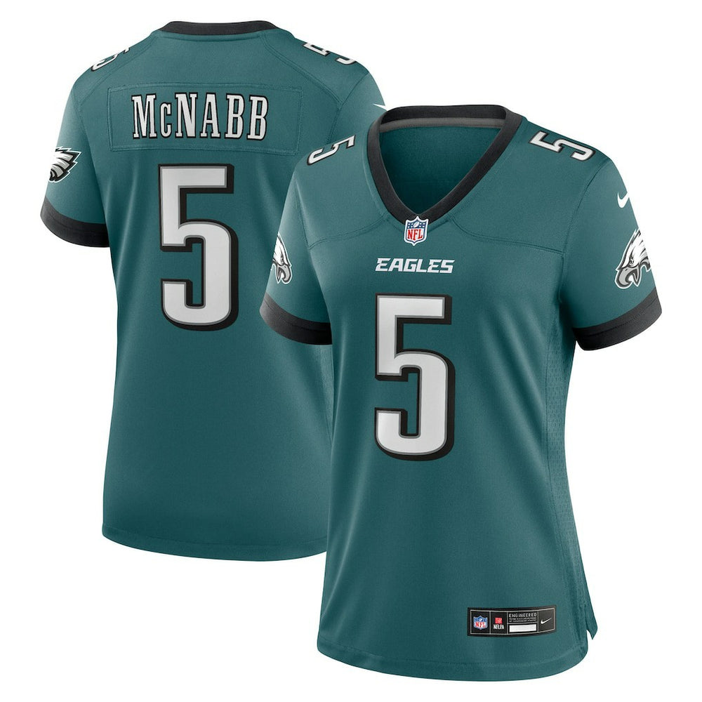 NFL Donovan McNabb Philadelphia Eagles Women's Team Retired Game Jersey - Midnight Green