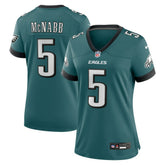 NFL Donovan McNabb Philadelphia Eagles Women's Team Retired Game Jersey - Midnight Green