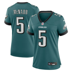 NFL Donovan McNabb Philadelphia Eagles Women's Team Retired Game Jersey - Midnight Green