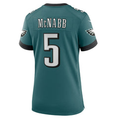 NFL Donovan McNabb Philadelphia Eagles Women's Team Retired Game Jersey - Midnight Green