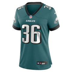NFL Brian Westbrook Philadelphia Eagles Women's Team Retired Game Jersey - Midnight Green