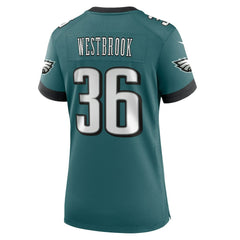 NFL Brian Westbrook Philadelphia Eagles Women's Team Retired Game Jersey - Midnight Green