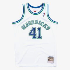 NBA Dirk Nowitzki Dallas Mavericks 1998-99 Hardwood Classics Swingman Jersey sale - White